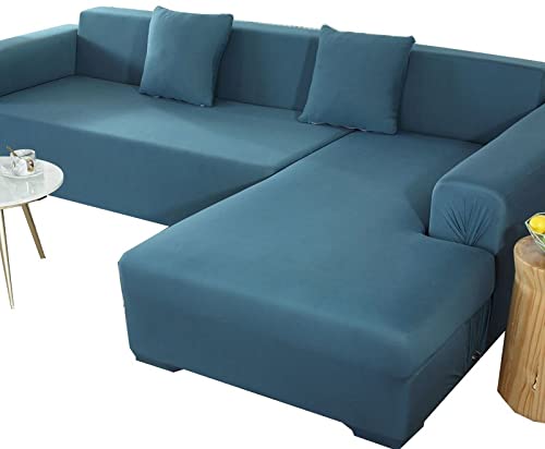 Sofabezug Couchbezug L U Form L-Förmige Sofabezüge Grau Beige Braun Sofahusse Stretch Eckcouch Rechts Links L-vormig Bank Sofa Hussen 1 2 3 4 Sitzer 3er 2er Couch Bezug Überzug Ecksofa Cover von HDGZ