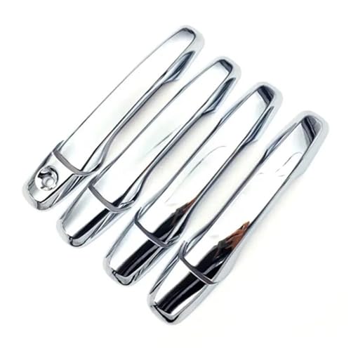 Auto Türgriff Abdeckung Trim Für Ford Für Explorer 2011-2019 Auto Türgriff Abdeckung Aufkleber Trim Cap Zubehör Auto Schützen Dekor Außentürgriffe(Chrome No Hole) von HDHCSCAGH