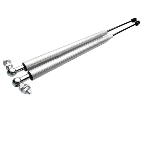 HDHCSCAGH Haube Strut Für Civic 10th 2016 2017 2018 2019-2021 2Pcs Hintertür Stamm Box Unterstützung Hydraulische Rod Strut Frühling Bars Schock Halterung Auto Motorhauben Gasfeder(Carbon Silver) von HDHCSCAGH