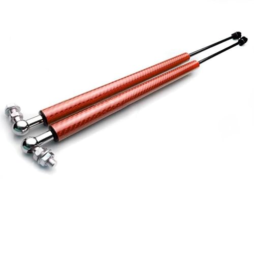 HDHCSCAGH Haube Strut Für Civic 1th MK11 FE FL 2021 2022 2023 Auto Haube Heben Unterstützung Gas Frühling Schock Halterung Hydraulische Stange Auto Motorhauben Gasfeder(Carbon Red) von HDHCSCAGH