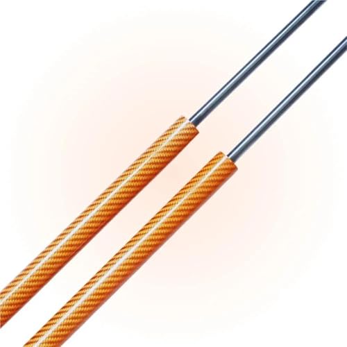 HDHCSCAGH Haube Strut Für Civic Für MK6 EJ EK 1996 1997 1998 1999 2000 Heckklappe Boot Lift Unterstützt Gas Quellen Stoßdämpfer Auto Motorhauben Gasfeder(Orange Carbon Fiber) von HDHCSCAGH