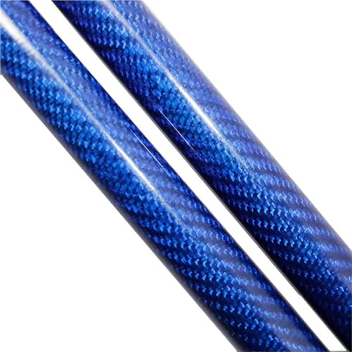 HDHCSCAGH Haube Strut Für Isuzu Für Mux 2020 2021 2022 2023 2024 Lift Unterstützung Schocks Dämpfer Kolbenstangen Prop Säulen Auto Teile Auto Motorhauben Gasfeder(Blue Carbon Fiber) von HDHCSCAGH