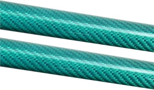 HDHCSCAGH Haube Strut Für Isuzu Für Mux 2020 2021 2022 2023 2024 Lift Unterstützung Schocks Dämpfer Kolbenstangen Prop Säulen Auto Teile Auto Motorhauben Gasfeder(Green Carbon Fiber) von HDHCSCAGH