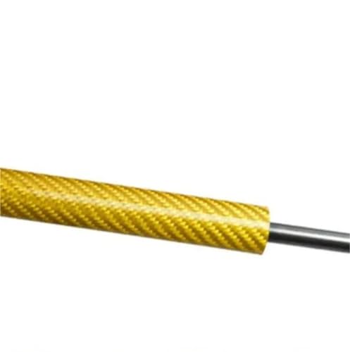 HDHCSCAGH Haube Strut Für Octavia 1Z 2004-2013 Ändern Lift Unterstützung Front Haube Motorhaube Ändern Streben Gas Frühling Schock Dämpfer Zylinder Auto Motorhauben Gasfeder(Carbon Fiber Yello) von HDHCSCAGH