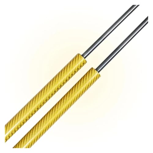 HDHCSCAGH Haube Strut Für Peugeot 206 1998-2016 9631441380 Heckklappe Boot Lift Unterstützt Gas Quellen Stoßdämpfer Auto Teile Auto Motorhauben Gasfeder(Yellow Carbon Fiber) von HDHCSCAGH