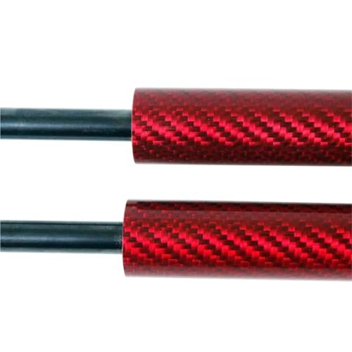 HDHCSCAGH Haube Strut Für Toyota Für Innova Für An140 2015-2022 Motorhaube Refit Lift Unterstützung Kolbenstangen Zylinder Schock Dämpfer Prop Frühling Auto Motorhauben Gasfeder(Carbon Fiber Red) von HDHCSCAGH