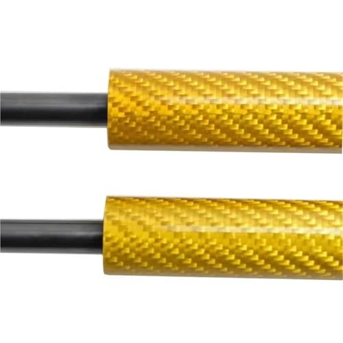 HDHCSCAGH Haube Strut Für Toyota Für Innova Für An140 2015-2022 Motorhaube Refit Lift Unterstützung Kolbenstangen Zylinder Schock Dämpfer Prop Frühling Auto Motorhauben Gasfeder(Carbon Fiber Yellow) von HDHCSCAGH