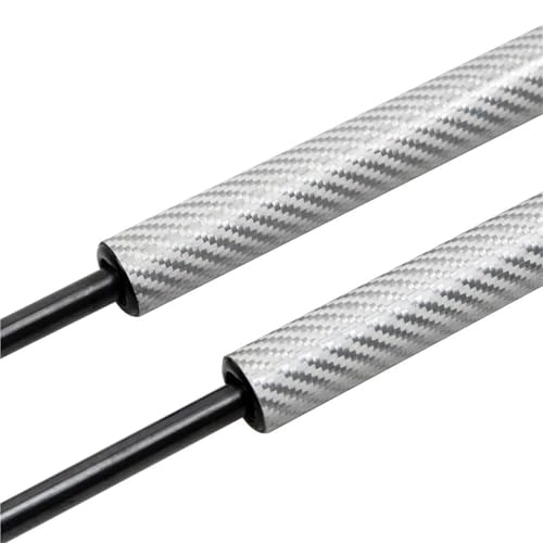 HDHCSCAGH Haube Strut Für Toyota Für Innova Für An140 2015-2022 Motorhaube Refit Lift Unterstützung Kolbenstangen Zylinder Schock Dämpfer Prop Frühling Auto Motorhauben Gasfeder(Carbon Fiber Silver) von HDHCSCAGH