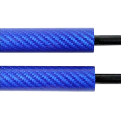HDHCSCAGH Haube Strut Für Toyota Für Innova Für An140 2015-2022 Motorhaube Refit Lift Unterstützung Kolbenstangen Zylinder Schock Dämpfer Prop Frühling Auto Motorhauben Gasfeder(Carbon Fiber Blue) von HDHCSCAGH