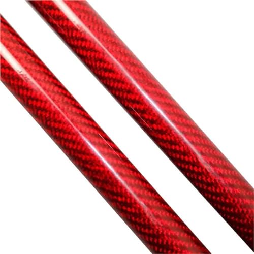 Haube Strut Für Chevy Für Astra G Für Viva 1998-2011 Front Motorhaube Ändern Gas Streben Kolbenstangen Quellen Lift Unterstützt Auto Motorhauben Gasfeder(Carbon Fiber Red) von HDHCSCAGH
