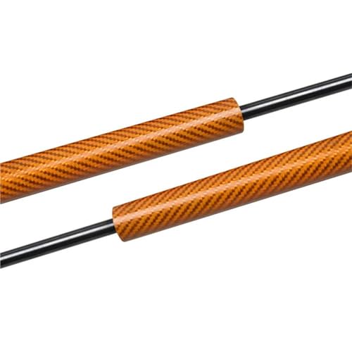 Haube Strut Für Jeep Für Wrangler JK Für TJL-J8 2007-2018 Lift Unterstützt Frühling Prop Stoßdämpfer Heckscheibe Glas Streben Auto Motorhauben Gasfeder(Orange carbon fiber) von HDHCSCAGH