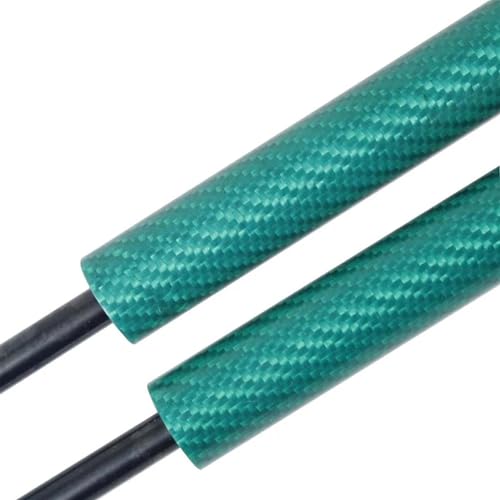 Haube Strut Für Peugeot 3008 SUV 2016-2021 Auto Lift Absorber Prop Front Haube Streben Schock Dämpfer Gas Quellen Zubehör Auto Motorhauben Gasfeder(Carbon Fiber Green) von HDHCSCAGH