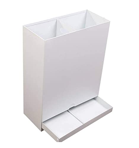 HDICUHNANU Platzsparend Haushalts-Regenschirmständer Aus Metall Mit Abnehmbarer Tropfschale, Regenschirm-Organizer, Regenschirmhalter for Den Büro- Und Heimkorridor Langlebig SchirmstäNder(White) von HDICUHNANU