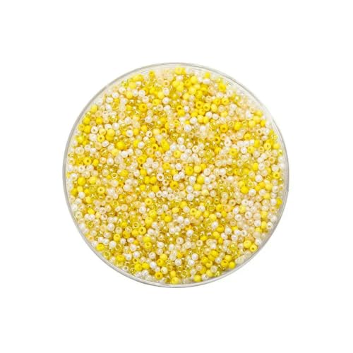 10 g/Los, 2 mm, gemischte bunte Charm-Abstandshalterperlen aus tschechischem Glas für DIY-Armbänder, Halsketten, Ohrringe, Schmuckherstellung, Zubehör, Gelb 10 g/Los, 2 mm, gemischte bunte Charm-Abstandshalterperlen aus tschechischem Glas für DIY-Armbänder, Halsketten, Ohrringe, Schmuckherstellung, Zubehör, Gelb von HDJSDB