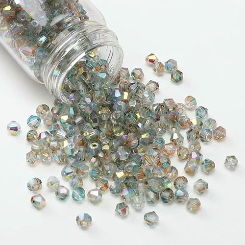 130–260 Stück 4,0 mm zweifarbige glänzende Glas-Bicone-Perlen, lose Kristall-Abstandshalterperlen für Armbänder, Ohrringe, Schmuckherstellung, Zubehör-Braun-4,0 mm 130–260 Stück 4,0 mm zweifarbige glänzende Glas-Bicone-Perlen, lose Kristall-Abstandshalterperlen für Armbänder, Ohrringe, Schmuckherstellung, Zubehör-Braun-4,0 mm von HDJSDB