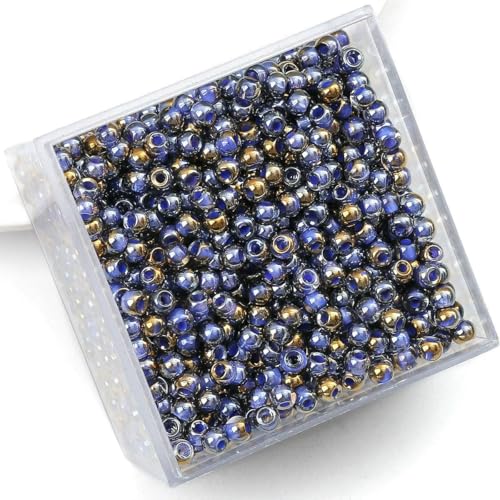4,0 mm, ca. 170 Stück, inländische Super-Glas-Reisperlen, verstreute Perlen, handgefertigt, zum Selbermachen von Armbändern, Halsketten, Ohrringen, Stil 3, 4,0 mm, ca. 170 Stück 4,0 mm, ca. 170 Stück, inländische Super-Glas-Reisperlen, verstreute Perlen, handgefertigt, zum Selbermachen von Armbändern, Halsketten, Ohrringen, Stil 3, 4,0 mm, ca. 170 Stück von HDJSDB