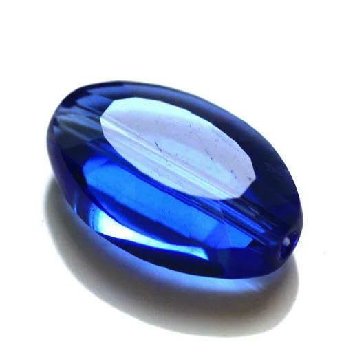 50 Stück ovale österreichische Kristallperlen, blau, 11 x 8 mm, facettiertes Glas, lose Abstandsperlen für die Herstellung von Modeschmuckarmbändern, Saphir, 11 x 8 mm, 50 Stück 50 Stück ovale österreichische Kristallperlen, blau, 11 x 8 mm, facettiertes Glas, lose Abstandsperlen für die Herstellung von Modeschmuckarmbändern, Saphir, 11 x 8 mm, 50 Stück von HDJSDB