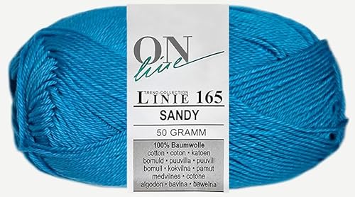 50 Gramm ONline Linie 165 Sandy aus 100% Baumwolle (0201 Capri) von HDK-VERSAND