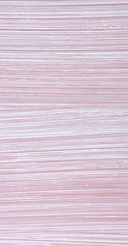 HDK-VERSAND 1 Stück Wachsplatten Muster Effektwachsplatte Antikmuster Marmormuster Grösse 200 x 100 x 0,5 mm (Streifen Hellrosa) von HDK-VERSAND