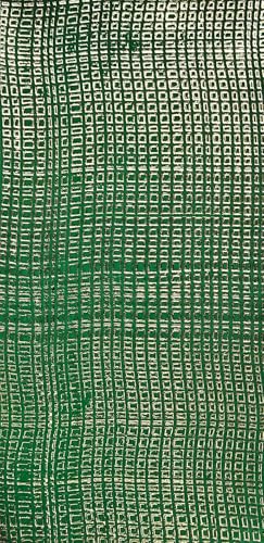 HDK-VERSAND 1 Stück Wachsplatten Muster Effektwachsplatte Grösse 200 x 100 x 0,5 mm (Geprägt Gold Dunkelgrün) von HDK-VERSAND