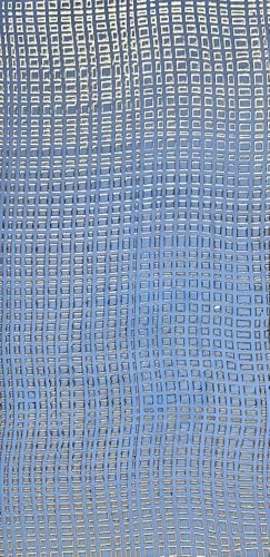 HDK-VERSAND 1 Stück Wachsplatten Muster Effektwachsplatte Grösse 200 x 100 x 0,5 mm (Geprägt Gold Hellblau) von HDK-VERSAND