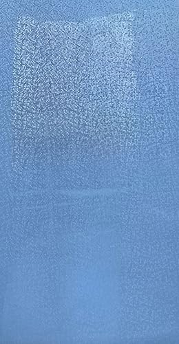 HDK-VERSAND 1 Stück Wachsplatten Muster Effektwachsplatte Grösse 200 x 100 x 0,5 mm (Holografisch Glimmer Hellblau) von HDK-VERSAND