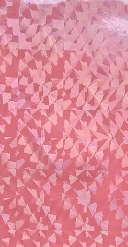 HDK-VERSAND 1 Stück Wachsplatten Muster Effektwachsplatte Grösse 200 x 100 x 0,5 mm (Holografisch Rosa) von HDK-VERSAND