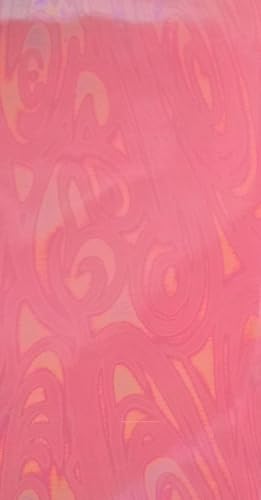 HDK-VERSAND 1 Stück Wachsplatten Muster Effektwachsplatte Grösse 200 x 100 x 0,5 mm (Irisierend Rosa) von HDK-VERSAND