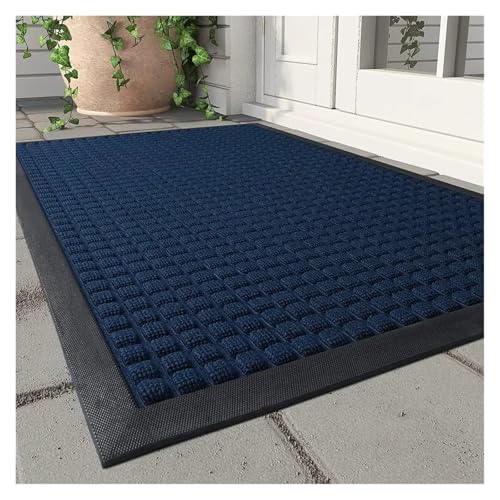 HDKAH Fußmatte for Die Vordertür, Fußmatte for Den Außeneingang for Den Innen- Und Außenbereich, for Den Eingangsbereich,(Navy) von HDKAH