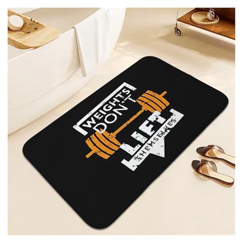HDKAH Turnhallenteppich for Schlafzimmer Fußmatten Haustür Weich Individuell Wohnzimmer Lustige Fußmatte Badezimmer Flur Schlafzimmer Teppich Ästhetik(Orange,160x200cm63x78in) von HDKAH