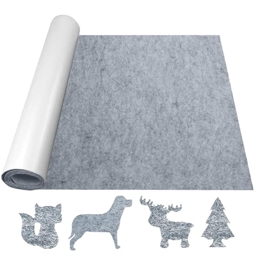 HDKAJL Filz Selbstklebend Meterware, 30 X 200CM Selbstklebender Klebriger Fill Filzstoff Filzrolle Selbstklebend Mehrzweckklebstoff Klebefilz für Möbel, DIY Box Liner, Cup Mat, Bilderrahmen, 2mm Dicke HDKAJL Filz Selbstklebend Meterware, 30 X 200CM Selbstklebender Klebriger Fill Filzstoff Filzrolle Selbstklebend Mehrzweckklebstoff Klebefilz für Möbel, DIY Box Liner, Cup Mat, Bilderrahmen, 2mm Dicke von HDKAJL