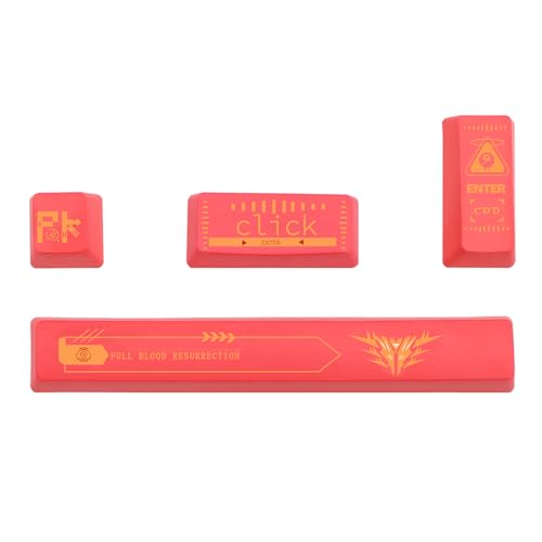 4 Tasten Fünf Seiten Farbstoff Subbed Keycaps OEM 6.25 Space Enter Keycaps für mechanische Tastatur von HDKEAN