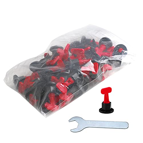 Fliesen-Nivelliersystem Fliesen-Nivellierer Abstandshalter Flieseninstallationswerkzeug Fliesen Nivelliersystem austauschbarer Stahl Raimondi Fliesen Nivelliersystem 1/8 Kit von HDKEAN