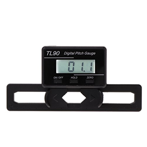 TL90 LCD Display Digitales Messgerät Schraublehre Mit Sensor Für Flugzeug Hubschrauber ST250-800 Größenmessung Lineal Abschrägung Höhe Tiefe Winkelmesser Azimut Faltbare Markierungsbasis von HDKEAN