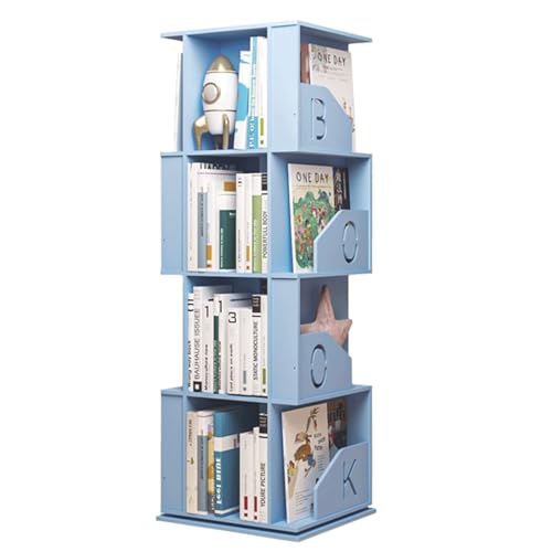 HDKSHX Bücherregal, stapelbare Aufbewahrung, Bücherregale mit Sicherheitsblende, 4 Etagen/5 Etagen/6 Etagen, stehendes Bücherregal von HDKSHX