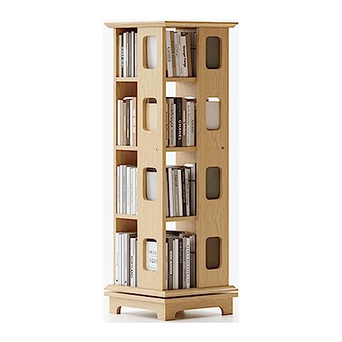 HDKSHX Premium-Bücherregal mit 4 Ebenen, kreatives und einzigartiges Bücherregal für Wohnzimmer, Schlafzimmer, Heimbüro, Bücherregal von HDKSHX