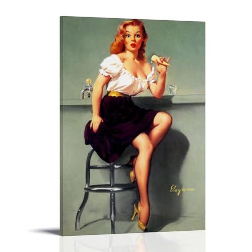HDMMXEN Gil Elvgren Gemälde, Mädchen Nr. 13, gedrucktes Poster, Gemälde auf Leinwand, Wandkunst, Rollbild, Druck, Wohnzimmer, Wände, Dekoration, Zuhause, 30 x 45 cm HDMMXEN Gil Elvgren Gemälde, Mädchen Nr. 13, gedrucktes Poster, Gemälde auf Leinwand, Wandkunst, Rollbild, Druck, Wohnzimmer, Wände, Dekoration, Zuhause, 30 x 45 cm von HDMMXEN