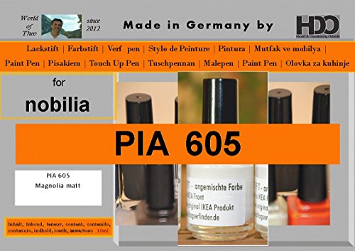 HDO Farbstift Lackstift Touch-Up-Pen for Nobilia Pia 605 Magnolia Matt HDO Farbstift Lackstift Touch-Up-Pen for Nobilia Pia 605 Magnolia Matt von Bipolars