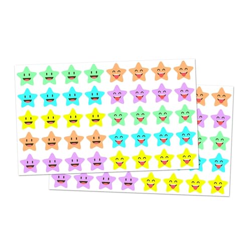 10 Blätter Sternaufkleber Stationery Labels Aufkleber Aufkleber Aufkleber Aufkleber Aufkleber Für Handwerkliche Enthusiasten von HDOYTXXM