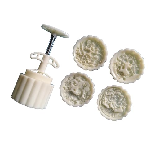 125g Tierblumenmarken Keksformen Schimmelpilze Set Robuste Mondkuchen Formen Für Kreatives Backen Und Mondkuchen von HDOYTXXM