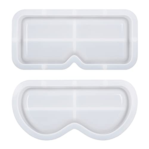 2pcs Sonnenbrille Display Tablett Silikonform Sonnenbrille Storage Box Fälle Epoxidharzform Für Schmuckherstellung von HDOYTXXM