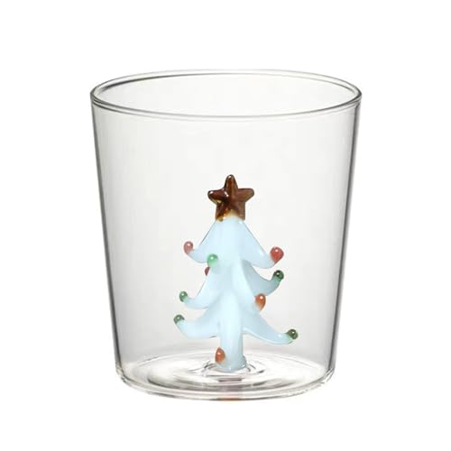 3D Trinkglasbecher Mit Weihnachtsbaumfigur In Stammloses Glas Für Weinwassermilchbecher Trinkglas Tasse von HDOYTXXM