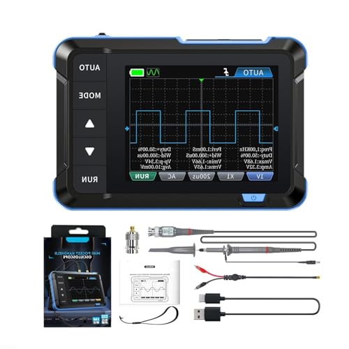 5MSA/S Probenahmeberechnungsrate Oszilloskop Taschensignale Generator Typ C Wiederaufladbare 1-MHz Bandbreite Inklusive 1000-mAh Batterie von HDOYTXXM