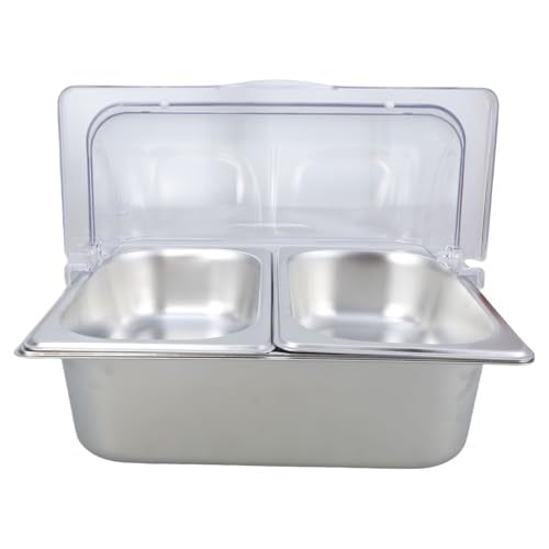 Edelstahl Gewürz Display Rack Serve Pfanne Mit Trennflächen Food Präsentationstablett Für Küchen Und Catering Gebrauch Edelstahl Gewürz Display Rack Serve Pfanne Mit Trennflächen Food Präsentationstablett Für Küchen Und Catering Gebrauch von HDOYTXXM