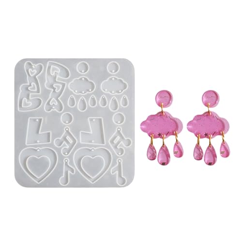 Einfache Freisetzung Flexibler Silikonform Mit Eleganten Designs Tragbar Für Herzblumenschmuck Kreation Täglich Freizeitgebrauch Customes Geschenke Schmuckform von HDOYTXXM