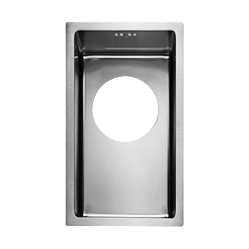 Einzelschalen Gericht Waschspüle Edelstahl Quadratische Küchenspüle Spülpool Handwaschbecken Waschbecken Dauerhaft Einzelschalen Gericht Waschspüle Edelstahl Quadratische Küchenspüle Spülpool Handwaschbecken Waschbecken Dauerhaft von HDOYTXXM