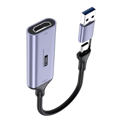 Game Video Erfasst Karten USB+Typ C Zu HDTV 4K 60 Hz Recorder Video Gaming Console Camcorder Low Latency Converters Game Video Erfasst Karten USB+Typ C Zu HDTV 4K 60 Hz Recorder Video Gaming Console Camcorder Low Latency Converters von HDOYTXXM