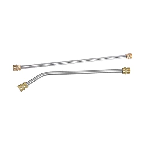 HDOYTXXM 2pcs Druck Waschmaschine Verlängerung Staber Verlängerung Lanzen Gebogene Verlängerungsstange 1/4inch Schnellverbindung Waschmaschine Ellbogenstabwasser Wasser von HDOYTXXM