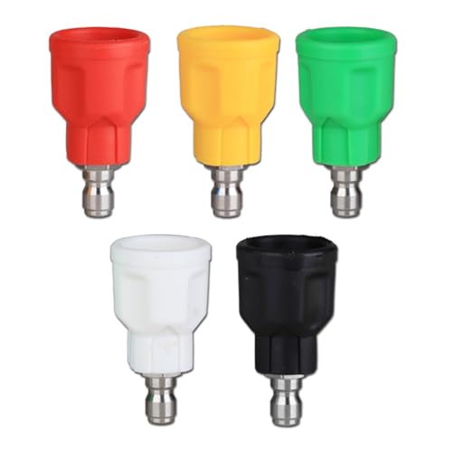 HDOYTXXM 5pcs Druckscheibespitze Waschmazle Wache Mit Schnellem Anschluss Und Ideal Für Eine Effektive Waschanlage von HDOYTXXM