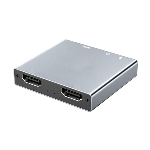 HDOYTXXM Aluminium Legierung USB3.0 4K30Hz HDTV Videoaufnahmekarte Mit Breiten Kompatibilitätsstopfen & Play Funktionalität LED Indikatoren von HDOYTXXM